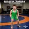Exxact Sports Plain Youth Wrestling Singlet For Boys, Premium Powerlifting Singlet, Kids Wrestling Singlets For Training - (Green, YS) view 4