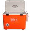 Engel 19qt Live Bait Cooler Box with 2nd Gen 2-Speed Aerator Pump - Portable Fishing Station & Minnow Bucket for Shrimp & Other Live Fish with Aerator - ENGLBC19-N-OHV in Orange High-Visibility view 3