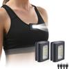 Yzoni 2 Pack Running Lights for Runners, Rechargeable Magnetic Clip on Light with Red Mode, LED Night Walking Light for Hiking, Running, Jogging, Water Resistant view 1