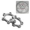 Bicycle Bike Freewheel Threaded Hubs Disk Disc Brake Rotor 6 Bolt Flange Adapter 44MM 2 pcs/pack view 1