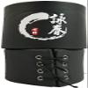 Fitness New Training EquipmentWing Chun Wooden Dummy Jacket Head Pads 2pcs/Set Wing Chun kung fu Wooden Dummy Head Pads Protect-Black view 2