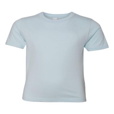 Next Level Youth Cotton Crew, XS, Light Blue