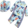 Best for All Baby Boys Kids Swimsuit Toddlers One Piece Zipper Bathing Suit Swimwear with Hat Rash Guard Surfing Suit (Light Fish, 18-24 Months) view 2