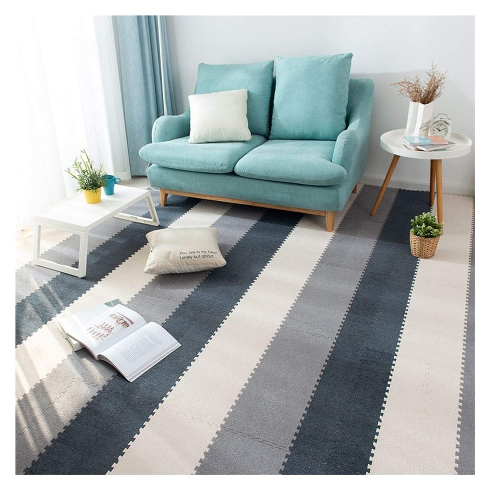 ALGFree Foam Play Mat Child Bedroom Jigsaw Puzzle Splice Crawl Interlocking Floors Tiles Carpet Kindergarten PlaygroundFoam Play Mat, Freely Combinable (Color : A, Size : 30x30x1cm-10pcs)