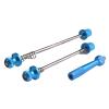 BARMI 1 Pair Compatible with MTB Bike Hub Quick Release Anti-Theft Skewers Front Rear Lightweight Rods,Perfect Bike Accessories Blue view 1