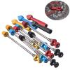 BARMI 1 Pair Compatible with MTB Bike Hub Quick Release Anti-Theft Skewers Front Rear Lightweight Rods,Perfect Bike Accessories Blue view 2