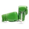 Woldorf USA Boxing Glove Grappling, Kickboxing, Training Lace up Fighting Boxing Punching Bag Green Cowhide Leather Boxing Glove Without Logo (16oz) view 4