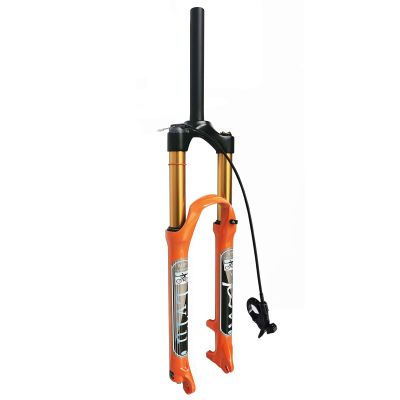LvTu Mountain Forks 26/27.5/29 Inch Suspension Travel 140mm, Magnesium Alloy Air Pressure Fork Shock Absorber 9mm QR (Color : Straight Remote Lockout, Size : 29 inch)