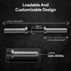 Diliboz Olympic Dumbbell Handle  2 Inch Loadable Dumbbell Bar Heavy Duty Handle for Gym Workouts, Exercise, Training, Bodybuilding, Cross Training and Weightlifting [Chrome Black] Package of 2 view 4