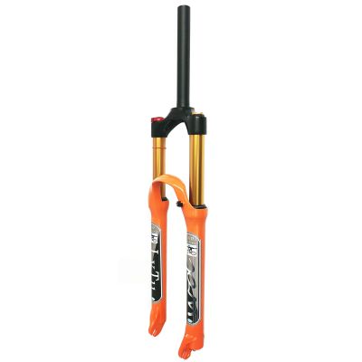 LvTu Mountain Forks 26/27.5/29 Inch Suspension Travel 140mm, Magnesium Alloy Air Pressure Fork Shock Absorber 9mm QR (Color : Straight Manual Lockout, Size : 27.5 inch)