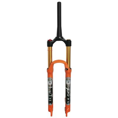 LvTu Mountain Forks 26/27.5/29 Inch Suspension Travel 140mm, Magnesium Alloy Air Pressure Fork Shock Absorber 9mm QR (Color : Tapered Manual Lockout, Size : 29 inch)