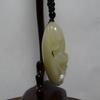 2.2" China Certified Nature Yellow Dragon Jade Longevity Monkey Hand Carved Necklace Pendants 2348 view 4