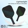 JoncAye Pickle-Ball Racket Set of 2 - Carbon Fiber Paddles for Beginners Intermediate - USAPA Approved Pickleball Gear with 4 Balls, Portable Bag, Overgrip, Comfy Grip for Adults Kids view 2