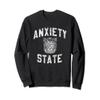 Anxiety State Vintage College Inspired Design Sweatshirt view 1
