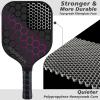 JoncAye USAPA Approved Pickleball Paddles Set of 2 - Fiberglass Rackets, 4 Outdoor Indoor Balls, Racquet Bag, Grip Tape - Lightweight Pickle-Ball Equipment for Men Women Adults Kids view 3