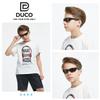 DUCO Toddler Baseball Sunglasses Age 4-7 Kids Unbreakable Polarized Cycling Glasses for Boys Girls with Strap K014 view 2