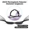 DUCO Toddler Baseball Sunglasses Age 4-7 Kids Unbreakable Polarized Cycling Glasses for Boys Girls with Strap K014 view 3