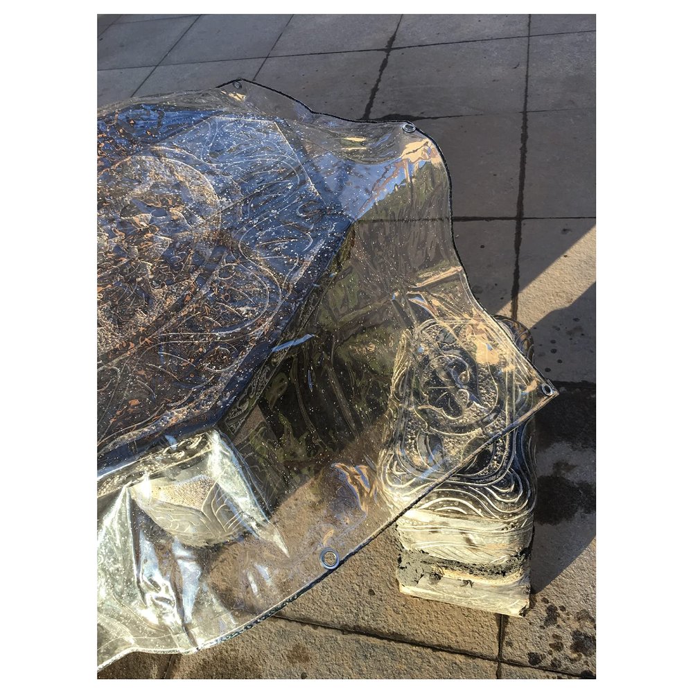 ZHANGQINGXIU PVC Heavy Duty Tarpaulin, Outside Waterproof Tarpaulin Curtain for Gazebo Garden Camping Weatherproof Barrier (400 G/M), 24 Sizes (Color : Clear, Size : 2.4x2m)