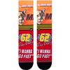 Stance I Wanna Go Fast Red MD (US Men's Shoe 6-8.5, Women's Shoe 8-10.5) view 2
