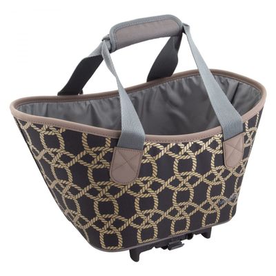 Racktime Agnetha 2.0 Bag Nautical Ropes 13.4x10x14.6` SnapIt 2.0