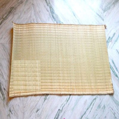 XUETZALCOATL Natural Very Big Meditation Mat 5ft 7"/ 2ft 7" Sacred Kusha Grass Ritual Mat Very Strong Thick Can Sleep During Fast