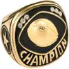 Express Medals Champion Football Trophy Ring in Sizes 6 to 15 with Award Display Stand Case and Neck Display Ball Style Chain 10 view 1