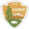Glacier Bay National Park Alaska Bumper Sticker Decal 4x5 inches view 1
