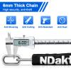 NDakter Bike Chain Lock, 5 Digit Combination Heavy Duty Anti Theft Bicycle Chain Lock, 3.2/4.27/5Ft Long Security Resettable Bike Locks for Bike, Bicycle, Scooter, Motorcycle, Door, Gate, Fence view 4
