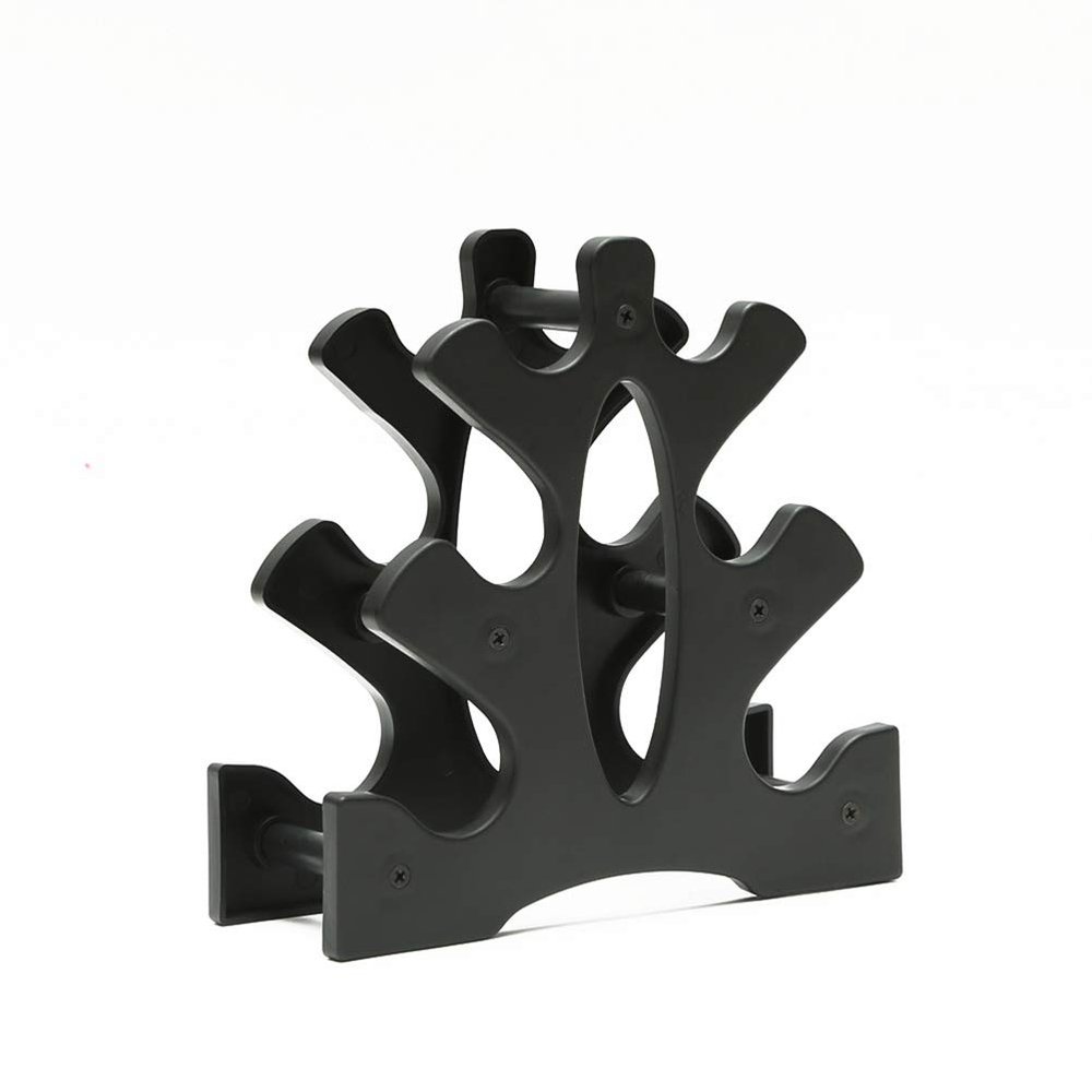 Dumbbell Rack, 3 Tier Vertical Dumbbell Weights Rack Set 6 Hand Exercise Fitness Gym Dumbells, Hex Dumbbell Storage, Dumbbell Tree, Hand Weight Tower Stand Gym Dumbbell Rack Dumbbells Rack Fitness