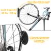 CyclingDeal Bike Swivel Wall Hanger with Rear Wheel Pad Stopper - Adjustable & Foldable Indoor Storage Hook Organizer - Safe & Secure for Storing MTB, Road Bicycles in Garage or Home - 1 Pack view 4