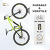 CyclingDeal Bike Swivel Wall Hanger with Rear Wheel Pad Stopper - Adjustable & Foldable Indoor Storage Hook Organizer - Safe & Secure for Storing MTB, Road Bicycles in Garage or Home - 2 Pack view 4