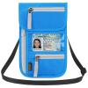 Peicees RFID Blocking Travel Neck Wallet for Men Women Family Passport Holder Lanyard Neck Pouch Slim Travel Document Holder view 1