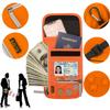 Peicees RFID Blocking Travel Neck Wallet for Men Women Family Passport Holder Lanyard Neck Pouch Slim Travel Document Holder view 4