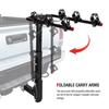 AA Products 3 Bike Rack Platform Hitch Mount Rack Foldable Bicycle Rack for Cars, Trucks, SUV's and Minivans, Fits 2'' Hitch Receiver view 3