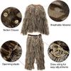 DoCred Ghillie Suit, 3D Camouflage Hunting Apparel 5 in 1 Ghillie Suit Including Jacket, Pants, Hood, Carry Bag, Camo Hunting Clothes for Men, Adults, Youth view 4