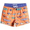 maamgic Swim Trunks Boys Quick Dry Toddler Bathing Suits for Kids Swimsuit Above The Knee Boys Swim Shorts Orange 10-12 Years view 1