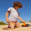 maamgic Swim Trunks Boys Quick Dry Toddler Bathing Suits for Kids Swimsuit Above The Knee Boys Swim Shorts Orange 10-12 Years view 2