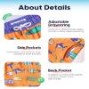 maamgic Swim Trunks Boys Quick Dry Toddler Bathing Suits for Kids Swimsuit Above The Knee Boys Swim Shorts Orange 10-12 Years view 3