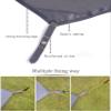 Hikeman Hexagonal Tent Footprint,1-4 Person Ultralight Waterproof Tent Tarp Ground Sheet Mat with 6 Tent Stakes for Camping Hiking Picnic Backpacking(M) view 3