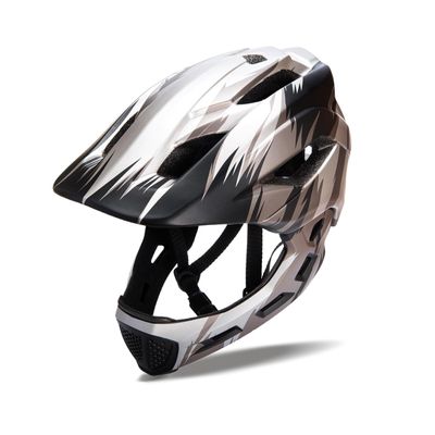 Natuway Toddler and Kids Full Face Helmet, Girl and Boy BMX Multi-Sport Detachable Mountain Dirty Bike Helmet Around 3-12 Years Head Circumference.