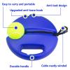 T4U888 Tennis Rebound Ball & Trainer Kit with 4 Balls & 4 Elastic Ropes for Beginners, Kids & Adults view 2