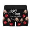 Artsadd Custom Face & Name Men's Boxer Briefs, Personalized Heart Underwear, Funny Gift for Men view 1
