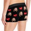 Artsadd Custom Face & Name Men's Boxer Briefs, Personalized Heart Underwear, Funny Gift for Men view 4
