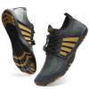 WateLves Water Shoes Mens Womens Beach Swim Shoes Quick-Dry Aqua Socks Pool Shoes for Surf Yoga Water Aerobics (D/Black Gray, 37) view 1