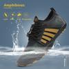 WateLves Water Shoes Mens Womens Beach Swim Shoes Quick-Dry Aqua Socks Pool Shoes for Surf Yoga Water Aerobics (D/Black Gray, 37) view 2