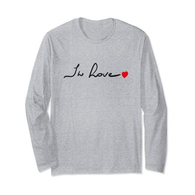In Love - Red Heart - Valentine's Day Long Sleeve T-Shirt