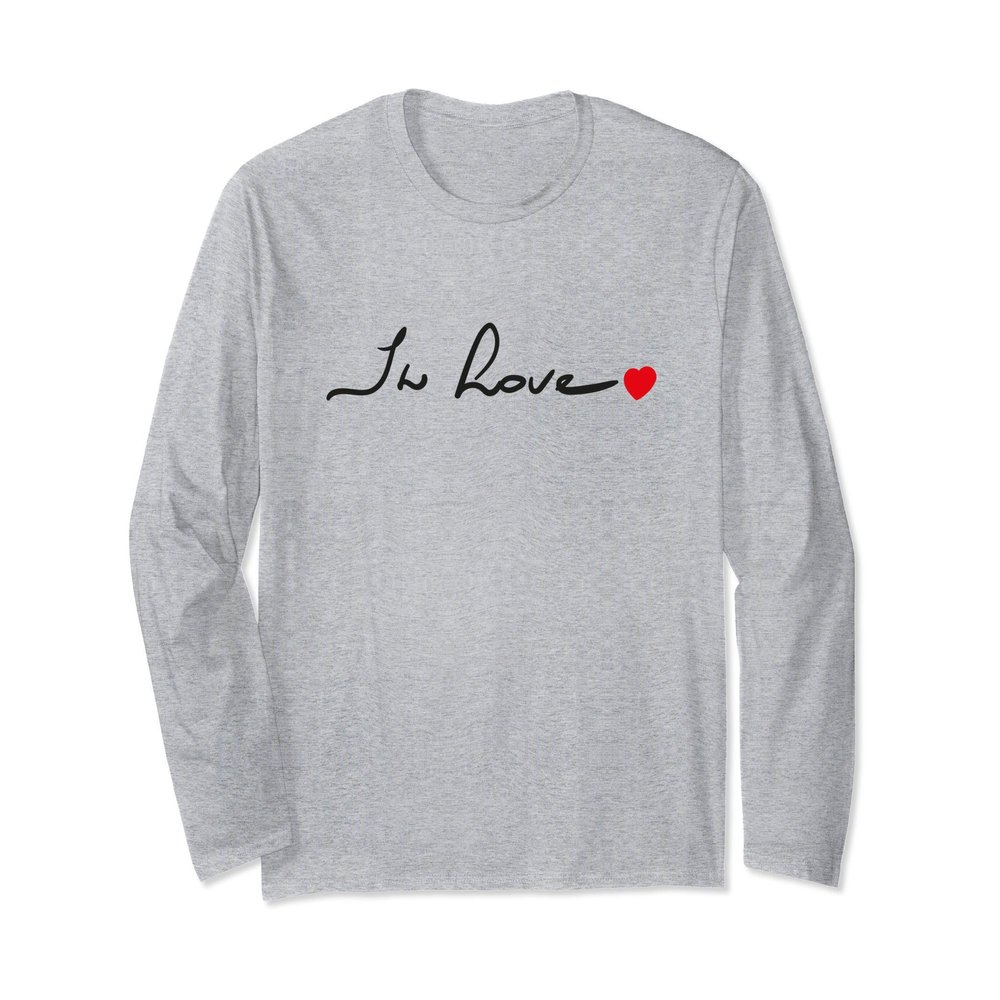 In Love - Red Heart - Valentine's Day Long Sleeve T-Shirt