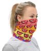 Pop Art Lips Rainbow Colorful Design Breathable Washable Neck Gaiter view 2