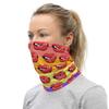 Pop Art Lips Rainbow Colorful Design Breathable Washable Neck Gaiter view 3