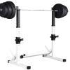 Achamusi Barbell Rack Stand - Multifunctional Adjustable Squat Rack, Heavy-Duty Dumbbell RackStrength Training Dip Station, Home Gym Equipment Max Load 550lbs view 1